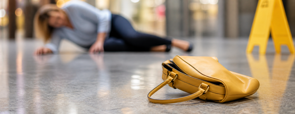 Auto and Personal Injury in Charlotte NC Woman injured after a slip and fall accident seeking auto and personal injury care in Charlotte NC
